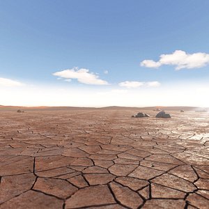 desert mountains rocks 3d max