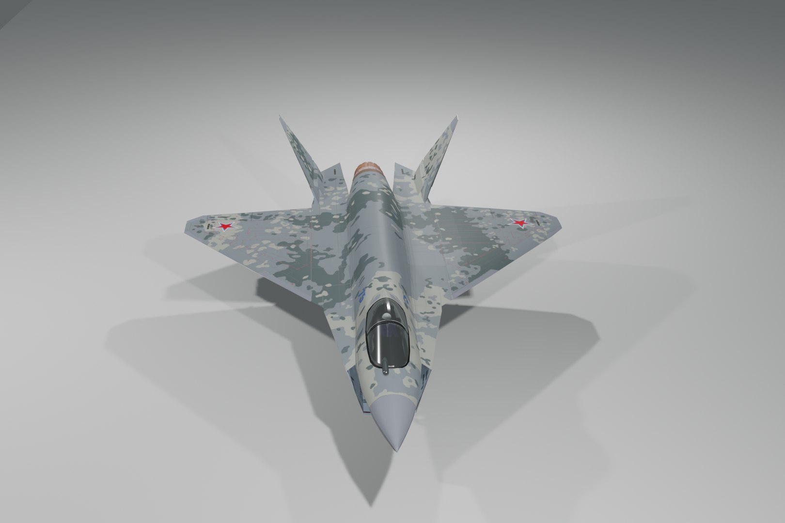 Sukhoi T-75 LTS Checkmate 3D Model - TurboSquid 1791719