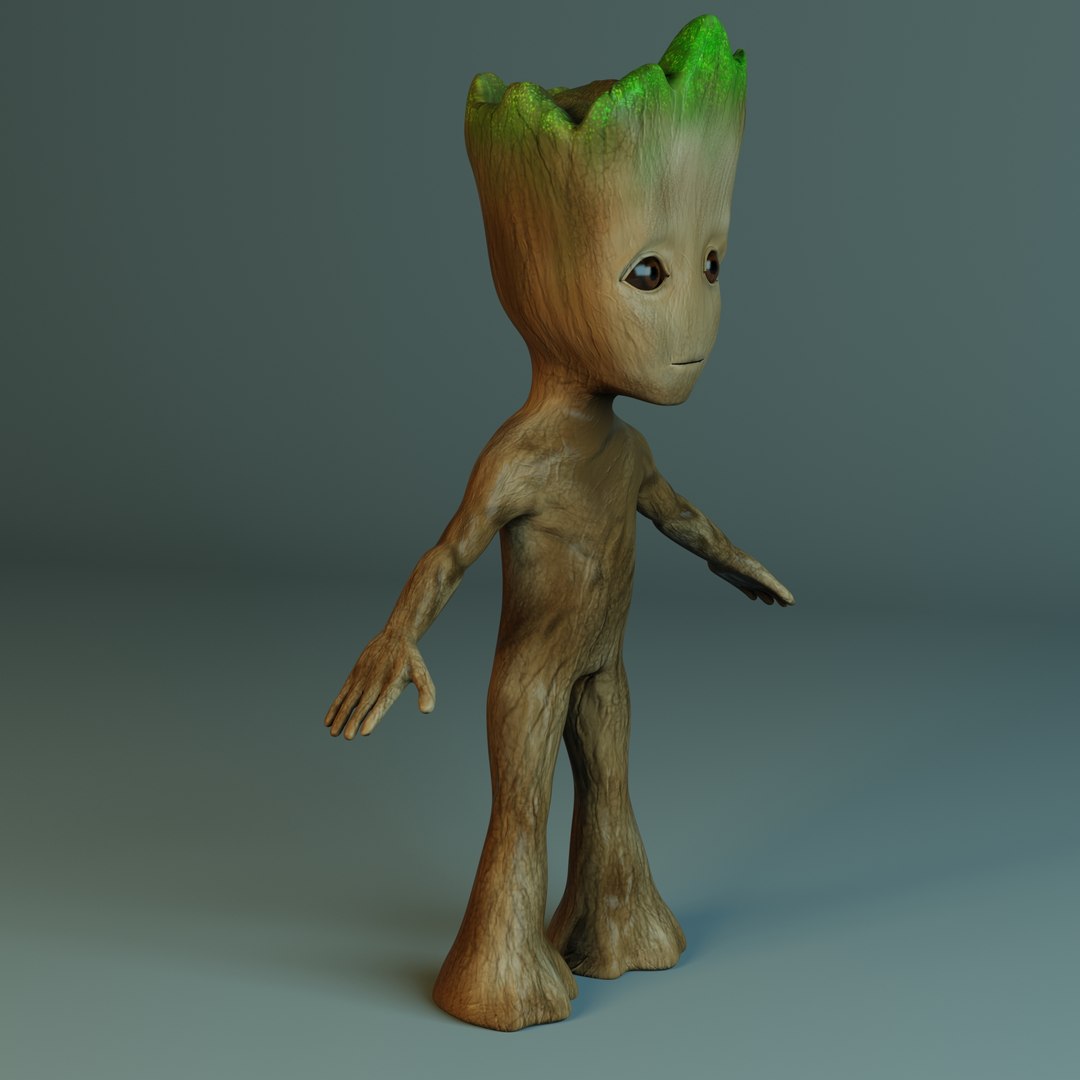 Baby Groot 3D - TurboSquid 1170913