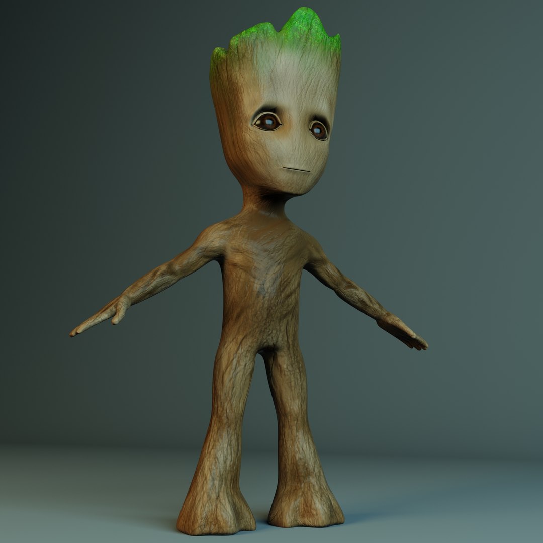 Baby Groot 3D - TurboSquid 1170913