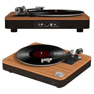 Vinyl Record Player Marley Stir it Up 3D model