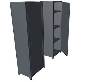 locker set 3d c4d
