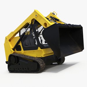 Skid Steer or Compact Track Loader Yellow Rigged