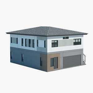 Single Family House E 3D
