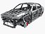 Car Frame with Chassis