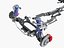 Car Frame with Chassis