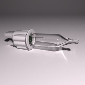 free blend model christmas lightbulb
