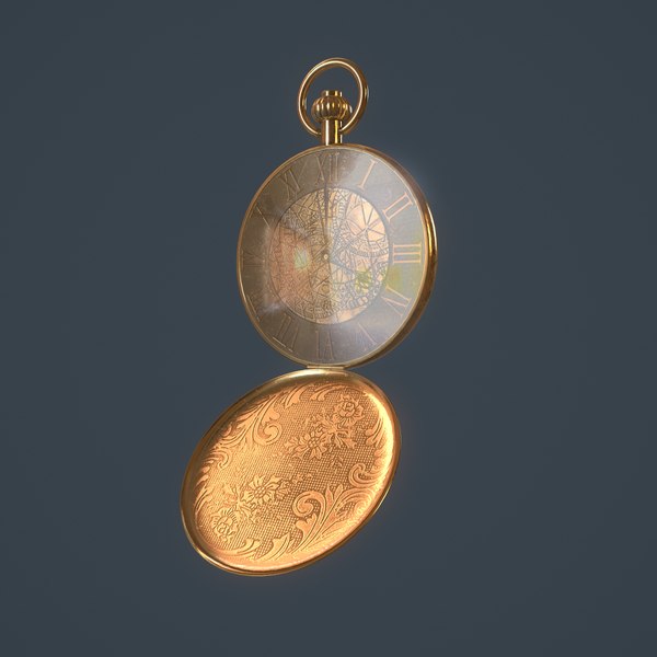 pocket watch 3D