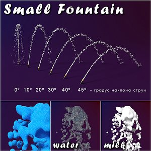 splash fountain 3d model