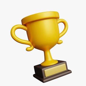 Stylized Trophy Illustration