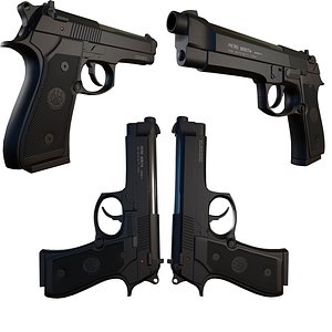gun 3D model