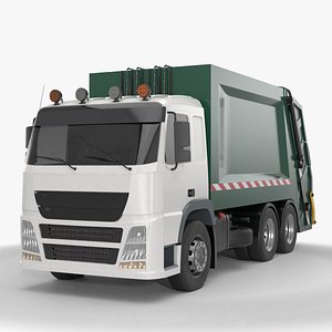 3D model Generic Garbage Truck 01