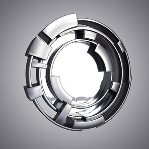 vortex mirror 3d obj