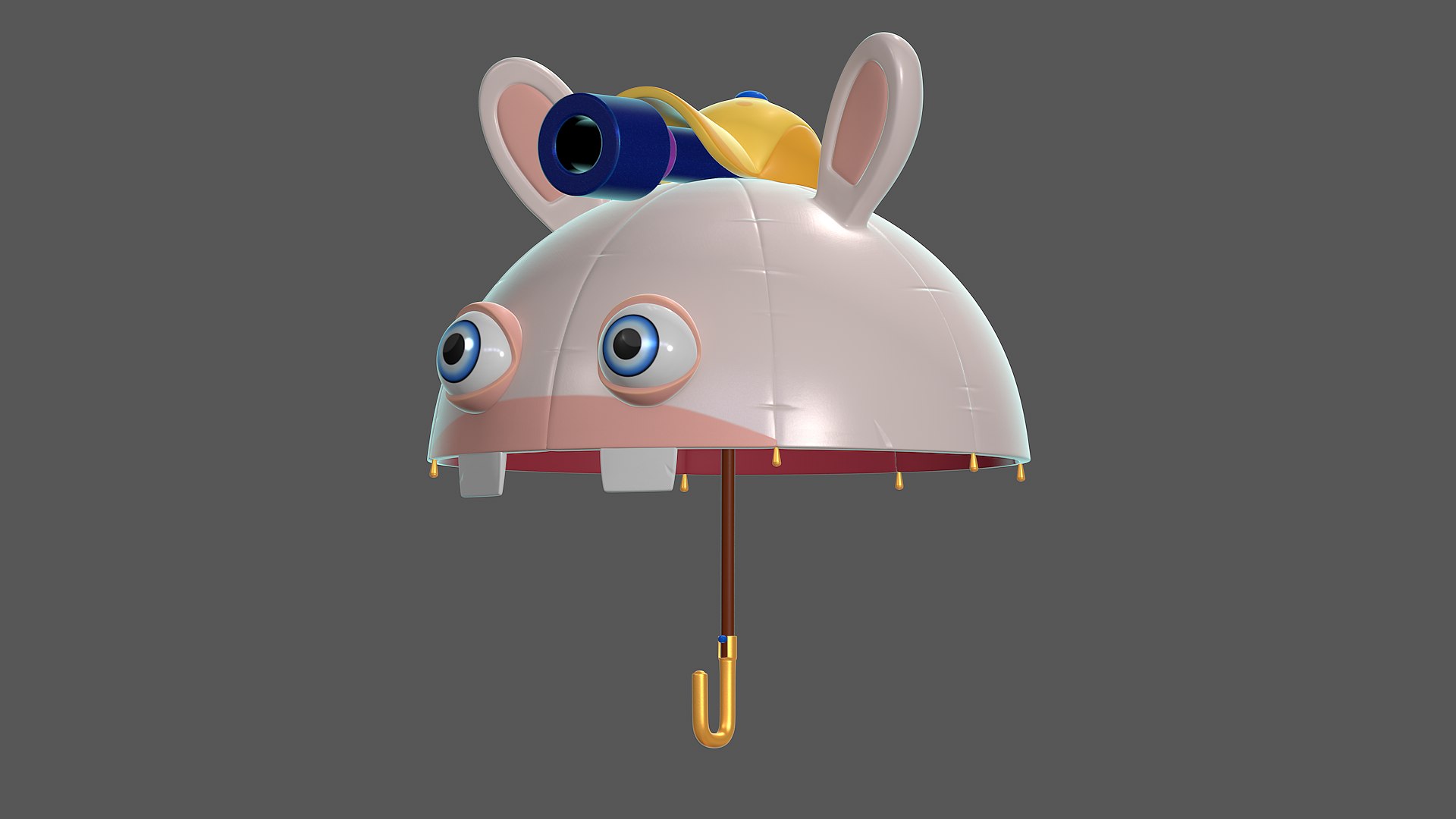 Peach Weapon Umbrella Mario Rabbids Sparks of Hope 3D model ...