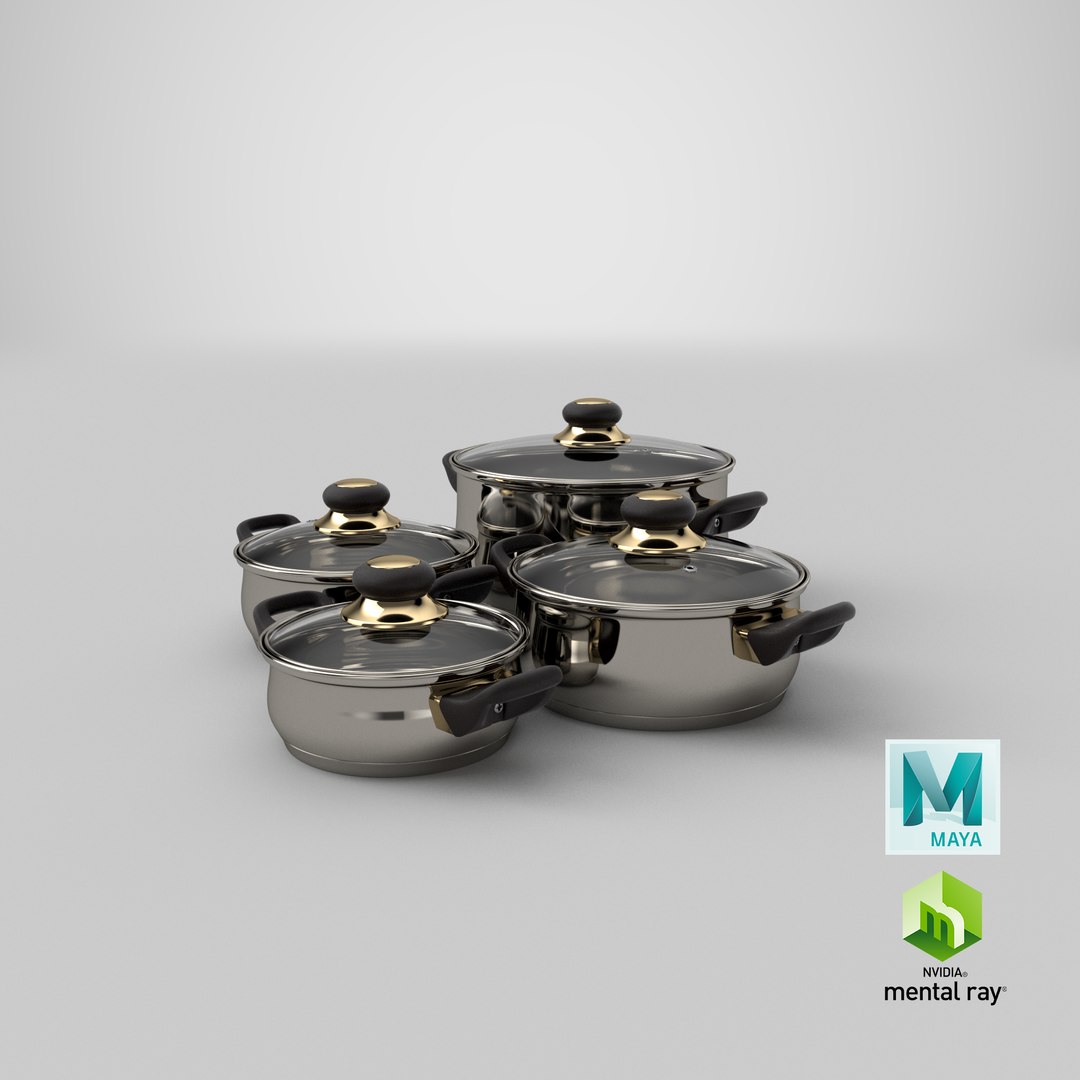 realistic cookware set design model https://p.turbosquid.com/ts-thumb/Dz/0LvAji/TgVvQ0JL/stemcell_maya_mental_ray_render/png/1596742498/1920x1080/fit_q87/da4874ff9b107cbcbaefcceeeb993bfcaa52484d/stemcell_maya_mental_ray_render.jpg