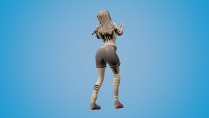 3D Dance Animation 2 with Female Character