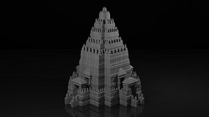 3D Prambanan Temple model