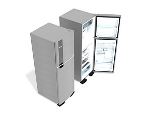 3D model geladeira brastemp 400l -