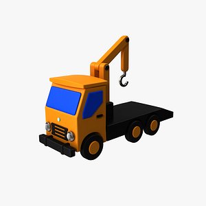 3D Tow Truck Cartoon