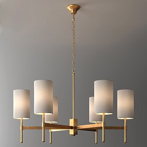 Gold Stem Chandelier