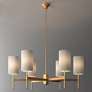 Gold Stem Chandelier