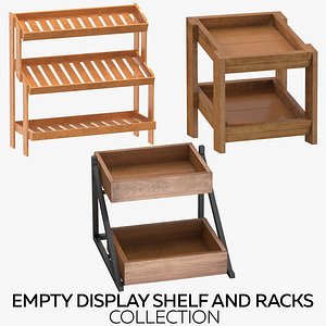 display shelf racks 3D model