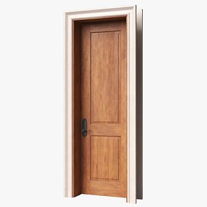 3D Classic Wooden Door