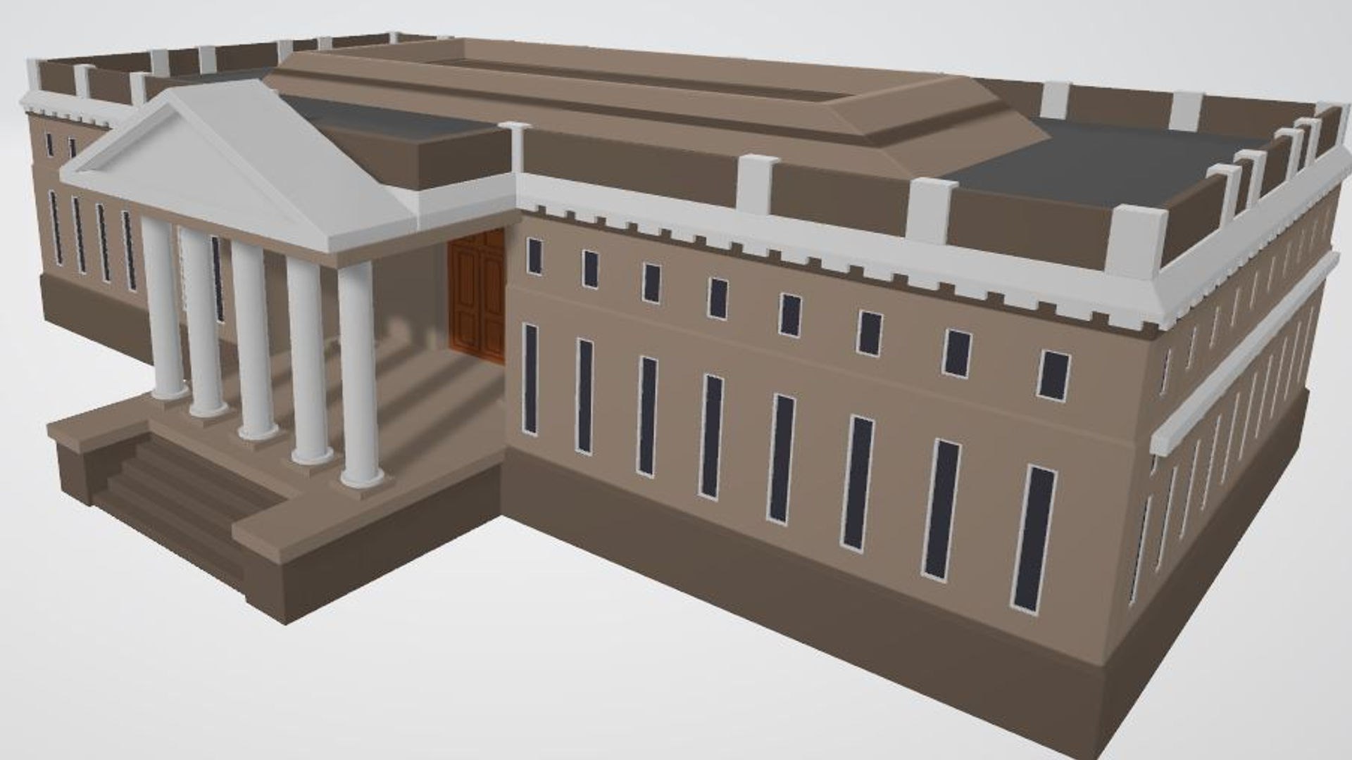 Court House Masterpiece 3D Model - TurboSquid 2356856
