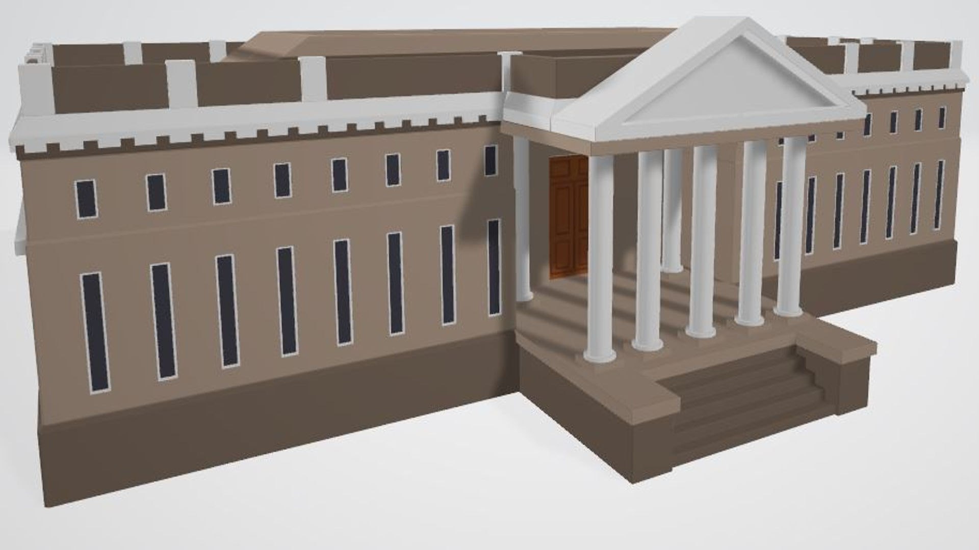 Court House Masterpiece 3D Model - TurboSquid 2356856