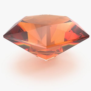 Fire Rose Hexagon Cut Imperial Topaz