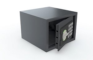 wall safe 3D model