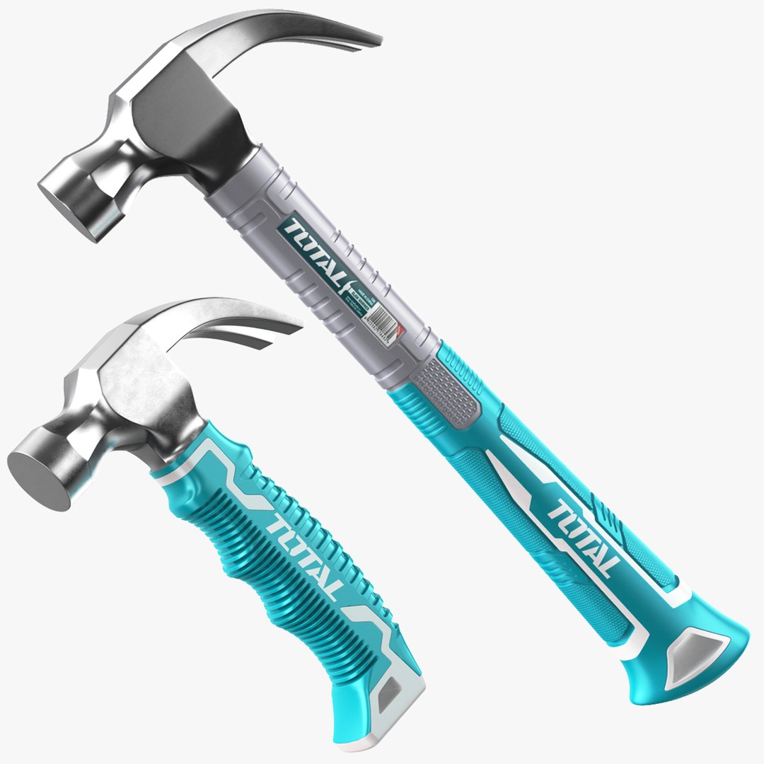 Two Detailed Claw Hammers Model TurboSquid 2151858