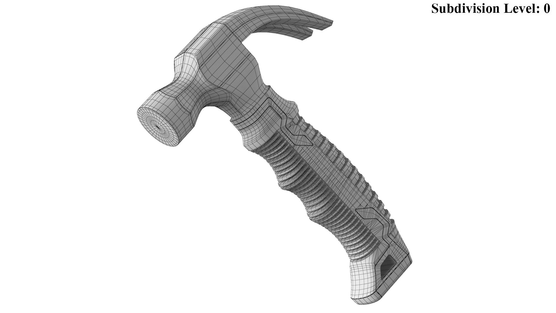 Two Detailed Claw Hammers Model - TurboSquid 2151858