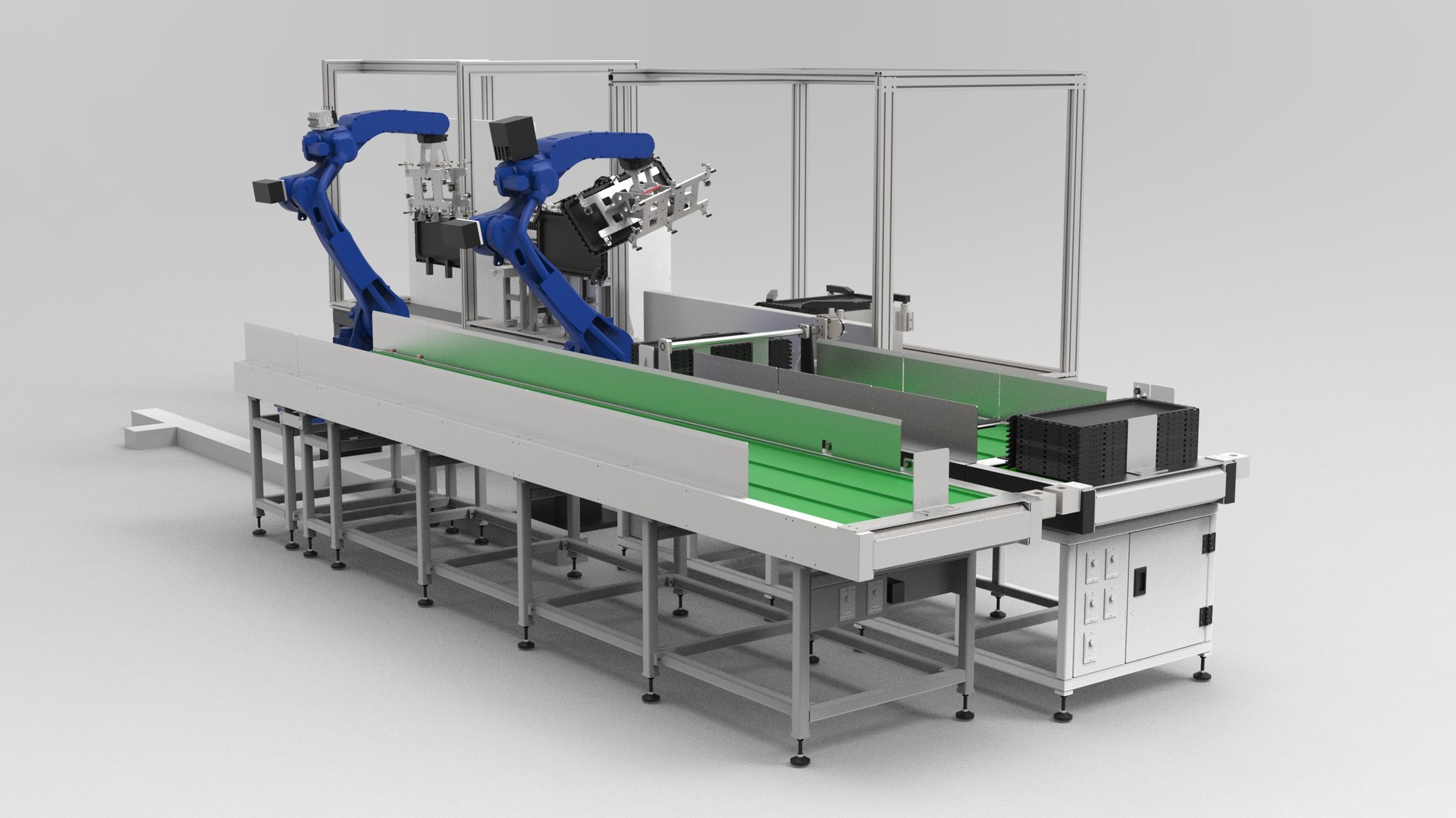 Door Body Automatic Loading And Unloading Automatic Riveting Production ...