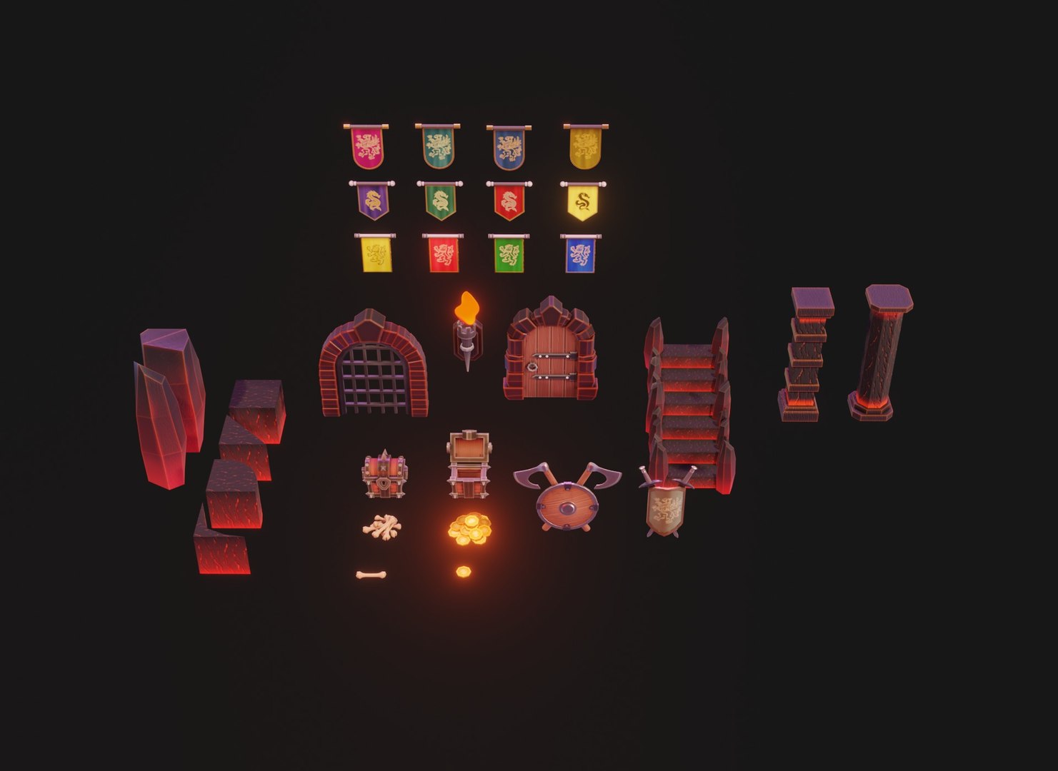 3D Modular Stylized Dungeon Kit Low-poly 3D Model https://p.turbosquid.com/ts-thumb/Dz/NZb1aM/RG/04/jpg/1747376486/1920x1080/fit_q87/92a142de369fa1597972563bf80c4240ed7f5815/04.jpg