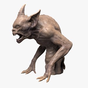 3d model gargoyle statue