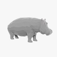 Cartoon Hippopotamus