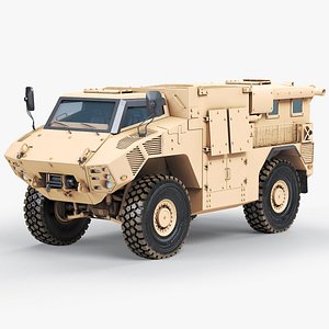 军用车辆NIMR JAIS 4x4 3D模型