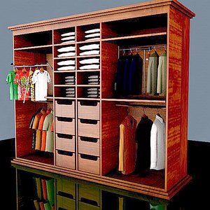 3D model wardrobe 2
