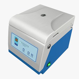 Laboratory Centrifuge Closed On