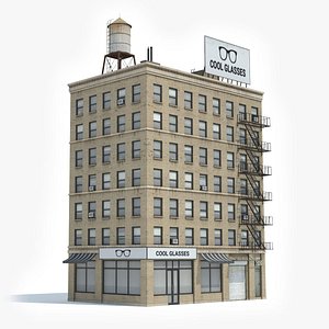 ready apartment building 3D model