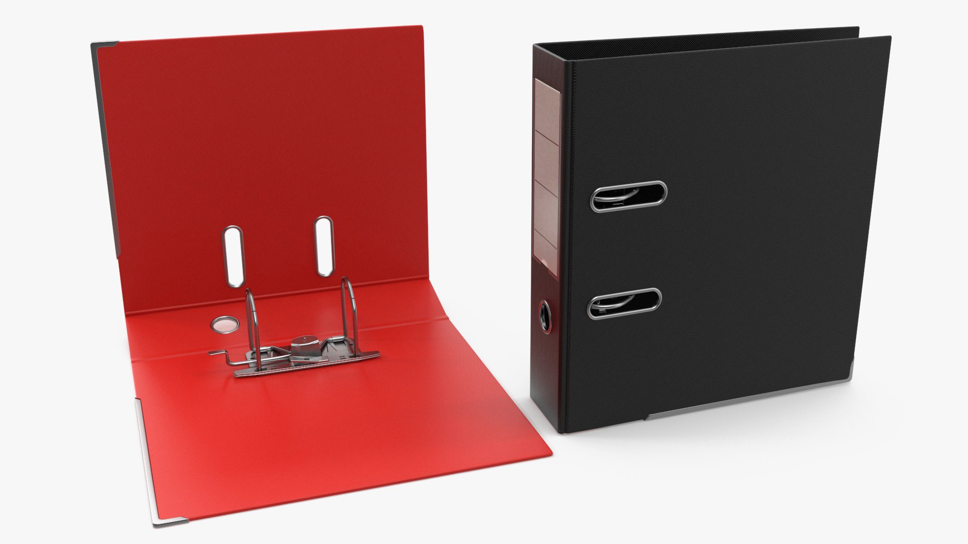 Classmates A4 Ring Binders Set 3D model preview