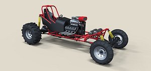 drag dragster mud 3D
