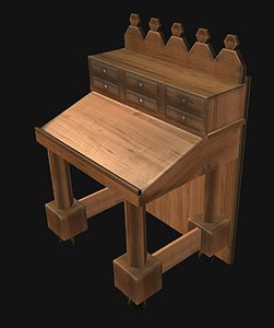 free x mode medieval desk