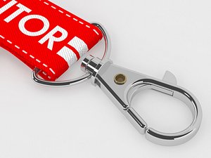 3d model lanyard key chain