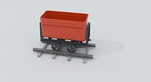 3D Mine Wagon 4