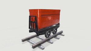 3D Mine Wagon 4