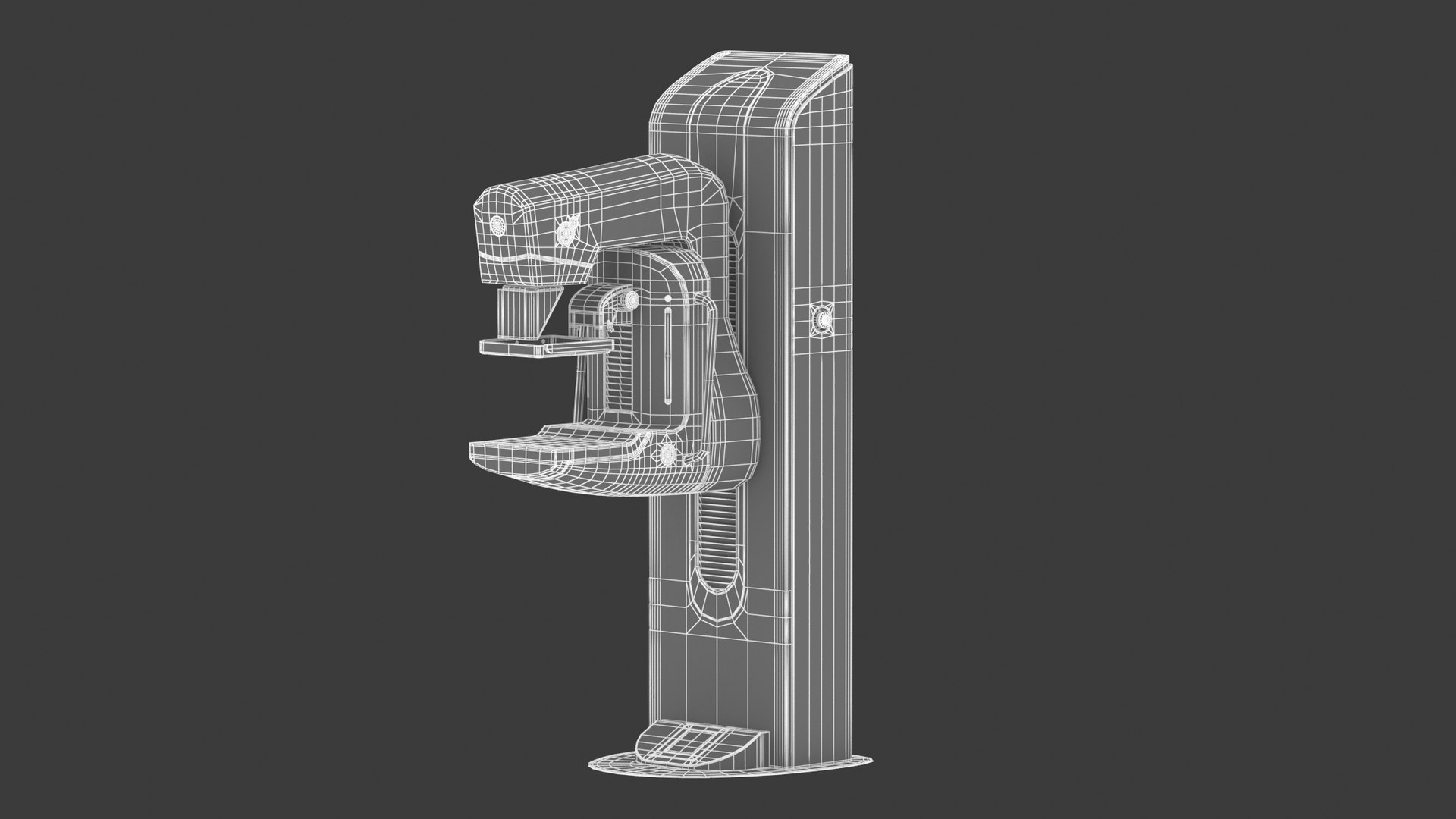 Medical Mammography Machine 3D Model - TurboSquid 2225558