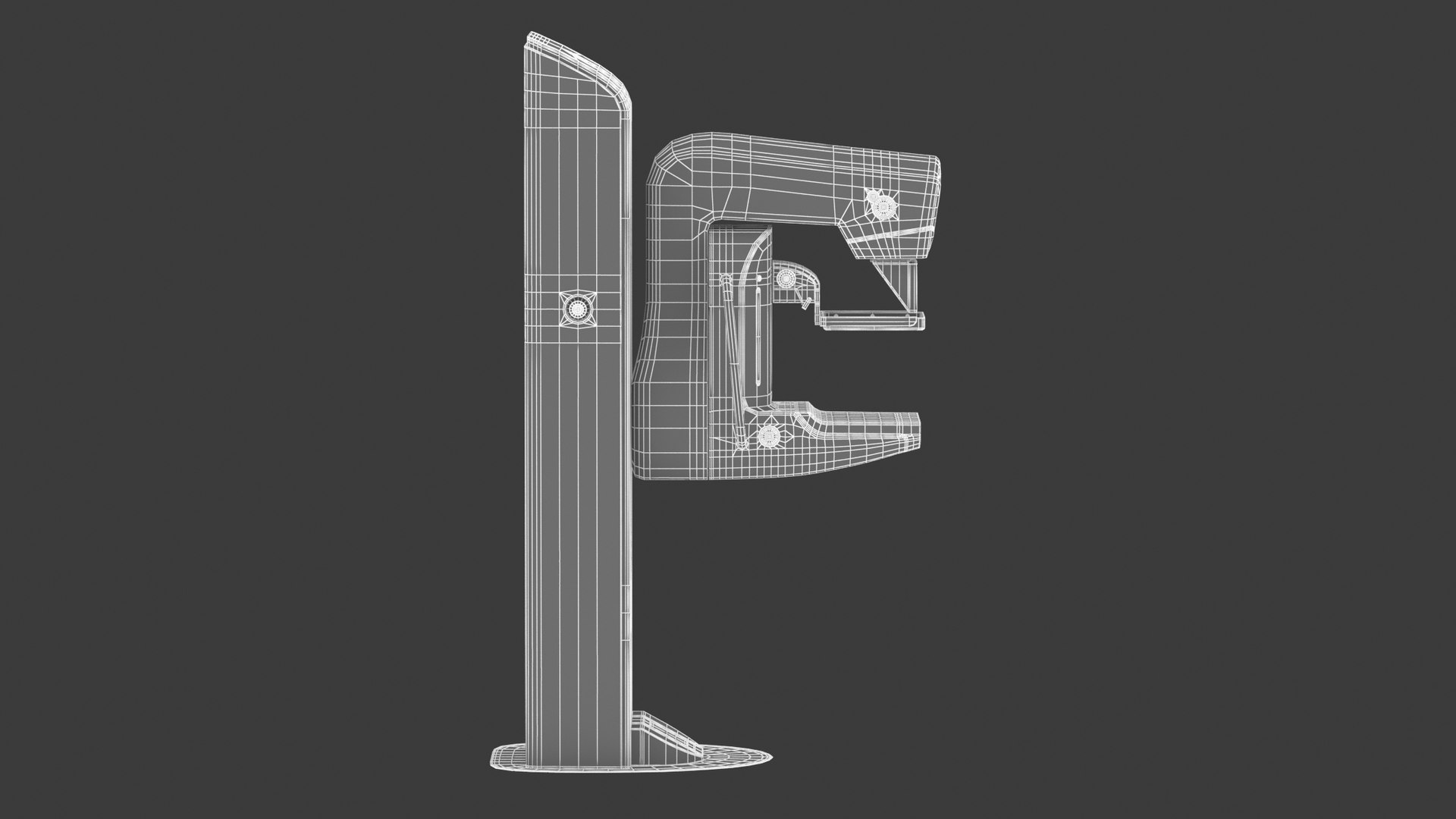 Medical Mammography Machine 3D Model - TurboSquid 2225558