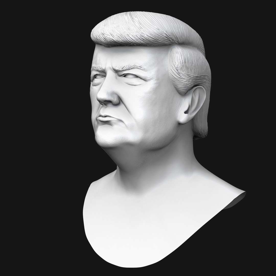 3D Portrait President Model - TurboSquid 1299703